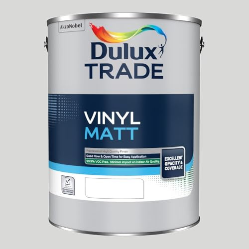 DULUX TRADE VINYL MATT GREY STEEL 3 5L