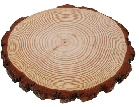 Anneome Losas de Madera para Jardín Exterior de 30 CM X 2 CM para Césped Losas para de Jardín Piedra de Paso Resistente para Uso al Aire Libre 1 Pieza