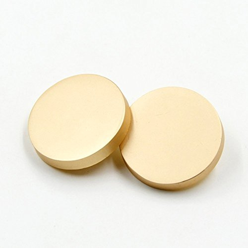 10PCS Metal Flat Button Femme Suit Manteau à la Manche Bottes Homme Veste Bottes T-shirt Pantalons Bottes Bouton de Couture en Forme de Bouton (20mm, Mat Or)