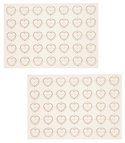perfk 2 Silikagel Macaron Backmatten Ofenmatte Backunterlage Silikonmatte Backfolie Backpapier Backzubehör für Makronen Brot Pizza