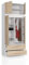 BDW Kleiderschrank mit 4 Türen, 4 Einlegeböden, Kleiderbügel, 2 Schubladen - Aufbewahrungsschrank - Moderner Schrank für das Schlafzimmer Wohnzimmer Diele - 234x90x51cm - Weiß/Eiche Sonoma