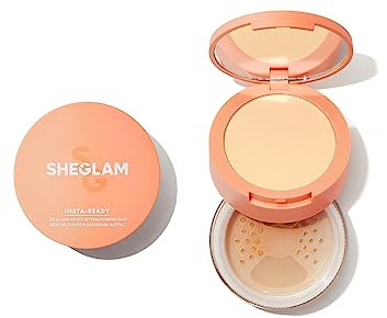 SHEGLAM Insta-Ready Face Powder Loose Under Eye Setting Powder - Smooth Sand