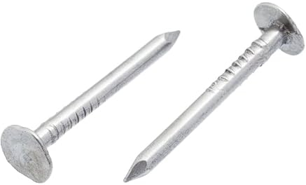 Globstar - Clous de Toiture à Tête Large 2,8x15mm (500 Pièces)