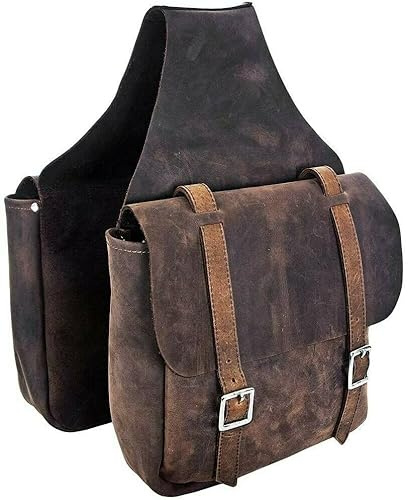 Borsa da sella in pelle con cinghie e fibbie in ottone/SS per cavalli/borsa da sella per cavalli/borsa da sella per cavallo ME-WSB-033