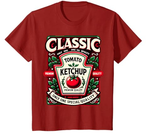 Ketchup Costume Halloween 2023 Mayo cadeau humour famille T-Shirt