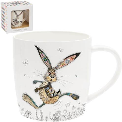 Lesser & Pavey Hesper Hare Mug | Ceramic Coffee Mugs for Home or Work | Premium Design Mugs for All Occasions | Designed By Bug Art Lovely Mugs for Tea, Coffee & Hot Drinks