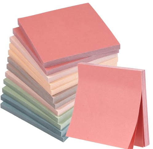 600 Blatt Haftnotizen, Sticky Notes, Haftnotizen Klebezettel, Seitenmarker, Aesthetic Vintage Klebezettel Notizzettel, Lernen Zubehör für To Do Listen, Erinnerungen, Essentials Studium Must Have