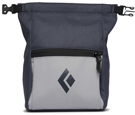 Black Diamond Boulderbag Mondito - Chalk Pot Kletterzubehör Chalk Bag, Farbe:Pewter