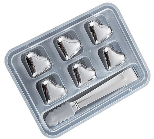 Piedras de hielo reutilizables, bloque de hielo para botellas de agua | Bloques de hielo reutilizables sin foliar | de refrigeración de la de corazón de alta refrigeración para bebidas para bebidas