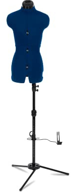 Adjustoform Sew Deluxe-Forma de Vestido Ajustable de 8 Partes, Nailon, Azul (Zafiro), Extra Small (UK Dress Size 2-10)