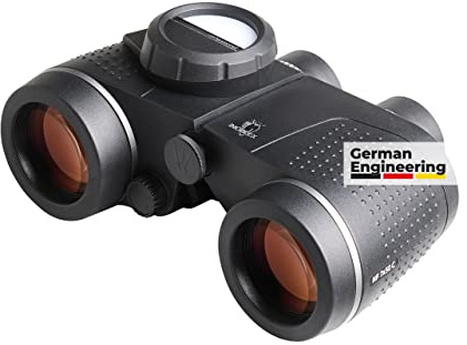 NOBLEX Fernglas NF 7x50 C Advanced | Premium Marine Fernglas wasserdicht mit Kompass | Optimiert für die Dämmerung | Geeignet zum Wassersport oder Segeln | Fernglas Marine in schwarz