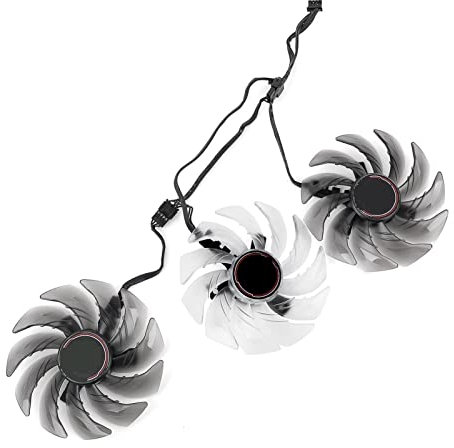 Youngran Nuovo 8. 7mm. Sostituzione Ventola di Raffreddamento for ASRock AMD. Radeon RX 6600 6700 6800 6900 XT Phantom Gaming Compatibile for Schede Grafiche Video ventole di Raffreddamento Leisurely