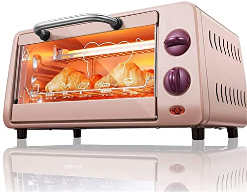 CAZARU Interior de Horno esmaltado, Horno eléctrico Individual Integrado, Horno halógeno de convección Premium de Acero Inoxidable, Ideal para Asar, Hornear