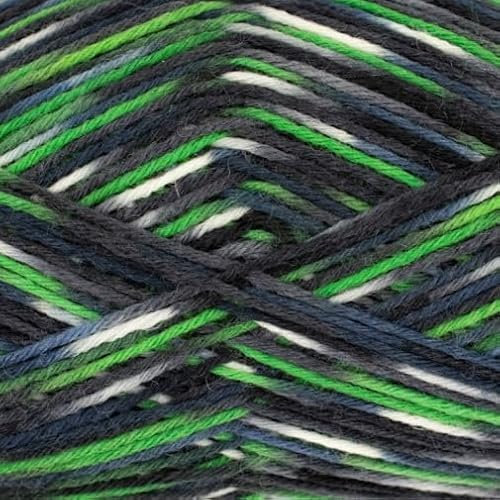 ONline Supersocke Linie 7 Color 6-fach 706 - anthrazit/grün/schwarz