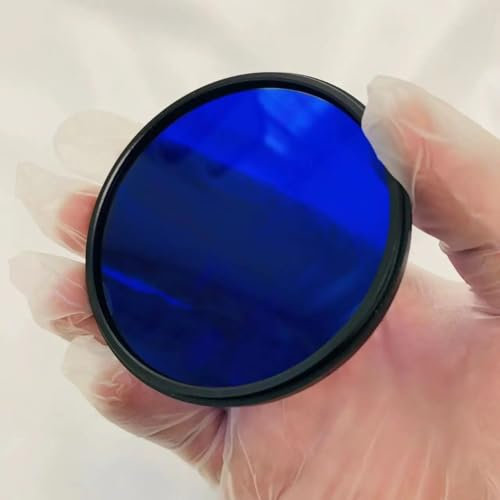 ZGYDNM Filtre combiné QB3 et KG3 Ensemble dans Un Seul Cadre, Taille d'anneau 72 mm for la Photographie Visible et Infrarouge (Size : 77mm)