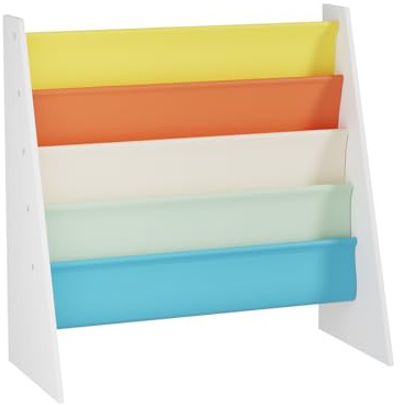 Homullel Childrens Bookcase Kids Bookshelf, Toy Storage Organiser Unit for Kids Room Book Storage (Mixed)