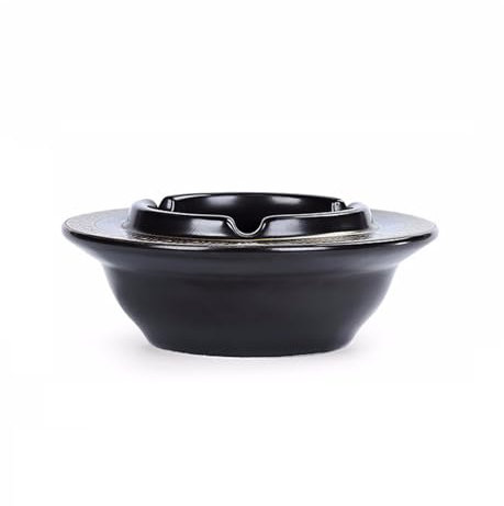 XUJUAN-0227 Ashtray Ceramic Ashtray for Cigarette Vintage Ashtray for Smokers Tabletop Ashtray for Outdoor Home Office Bar Cafe Hotel Decoration Portable Ashtrays