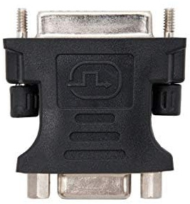 Brightium Adaptateur - Adaptateur dvi 24+5 mâle vers VGA hdb15 Femelle, idéal pour connecter des appareils Graphiques, Transmission de Signal de Haute qualité.