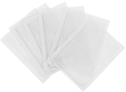 SOIMISS 6pièces Lot de Porte-fiches Adhésifs Pochettes Autocollantes Protège-poches Transparents pour Cartes et Étiquettes