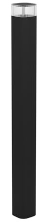 Eglo Lampadaire extérieur Castelnuovo, lampe de jardin, luminaire sur pied, borne en aluminium noir, IP65, douille GU10, 80 cm
