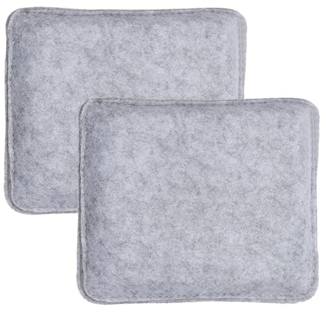 Rjayaa Almohadilla de fieltro de aguja, gruesa, gris, para fieltro, herramientas para manualidades de lana, principiantes, 7.1 x 5.9 pulgadas