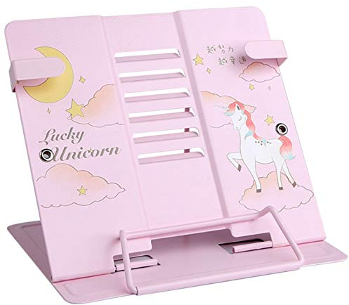 Bücherständer Book Stand Buchstützen Passend Leseständer Buchstützen Buchständer Klappbare Metall Leseständer Buchständer Bücher Buchständer Book Stand Metallbuchständer für Lesen,Küche und Büro