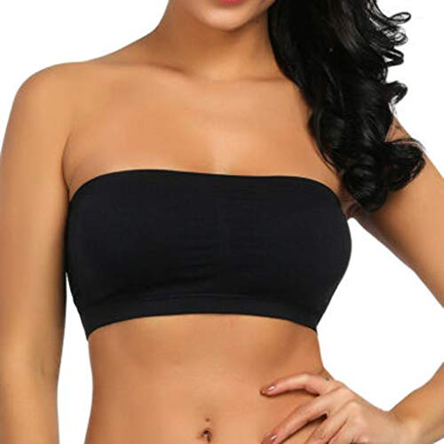 Sujetador Sin Tirantes Sin Relleno Sujetador Deportivo Top Sujetador Mujer Top Deportivo Banda Sujetador Mujer Deportivos con Espalda Cruzada conjunto de yoga para mujer