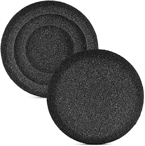 Cuscinetti auricolari di ricambio per cuffie Evolve 20 20se in spugna nera
