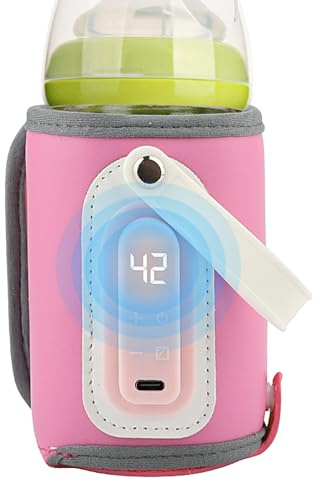 Calentador De Leche Portátil | Calefactora Con Alimentación USB,Calentador De Biberón De Fórmula Infantil Para Viajes - Para Niños Y Niñas, Hogar, Vacaciones, Coche, Salidas,