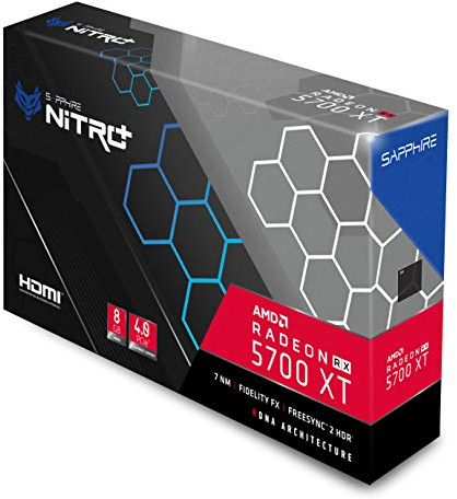 Sapphire Nitro+ Radeon RX 5700 XT 8G 8GB GDDR6, PCIe 4.0, 2x HDMI, 2x DP, full retail
