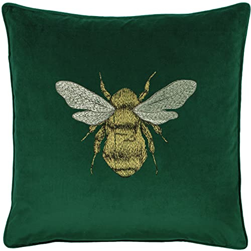 Paoletti Hortus Cushion, Emerald, 50 x 50cm