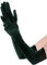 krautwear® Damen Handschuhe Ellenbogen Lang Velvet Abendhandschuhe Braut Samt grün (069-grün)