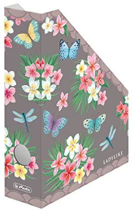 Herlitz Stehsammler A4 aus Wellpappe, Motiv: Ladylike Butterflies, 1 Stück