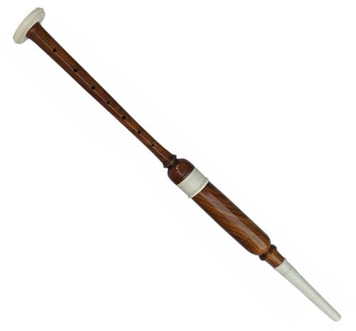 Tartancity Dudelsack-Praxis-Chanter – Dudelsack-Lernhilfe für Anfänger – 45,7 cm, Palisanderholz, natürliches Finish
