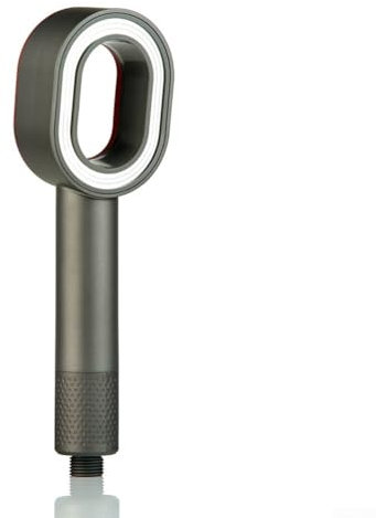 Soffione doccia filtrato, soffione doccia integrato con filtro e testina a spazzola, soffione doccia in ABS per docce più sane (nero)