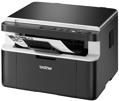 BROTHER DCP-1612WVB Mono Laser Printer | Wireless & USB 2.0 | Printer/Scanner/Copier | A4 | Up to 3 Years’ Worth Of Printing