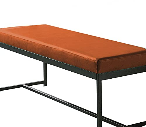 MOTT Extra Dicke 8cm Polsterauflage Sitzkissen Wasserdicht Leder Bankkissen,2-3-Sitzer Stuhlkissen Bequemes Gartenkkissen,Anti-UV,Strapazierfähige Sitzpolster Bankauflage Sitzauflage