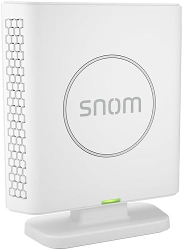 Snom M6 Ripetitore DECT per Telefono Cordless Casa - Estende il Raggio d'Azione di Basi DECT Snom M300, M400, M700, M900 - Fino a 5 Chiamate Simultanee, Qualità Audio a Banda Larga