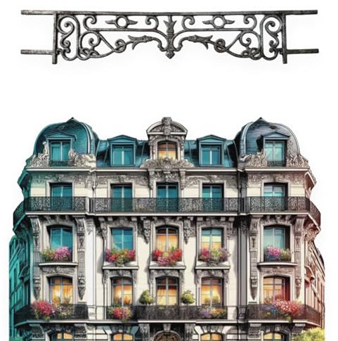 Déco fer Forgé- APPUI DE FENETRE- ADESTOCKFONTE2019- Grille Protection à Sceller 1000 mm x 180 mm-Porte Balcon Fenetres- Garde Corps Carré diam 12 mm- Style Haussmannien Exterieur Utilisation Facile