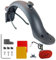 Baisirui Hinteres Schutzblech Kompatibel für E Scooter Xiaomi M365 1S Pro 2 mi 3 Essential Elektroroller Ersatzteil, Schutzblech + Metallhalterung (Schwarz 2)