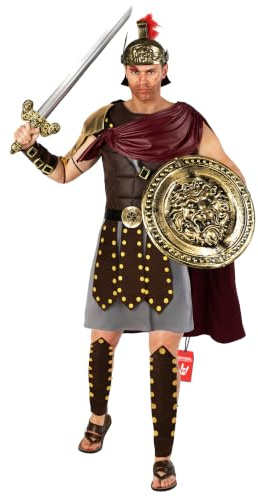 Morph Deguisement Cesar Homme, Costume Romain Halloween Homme, M