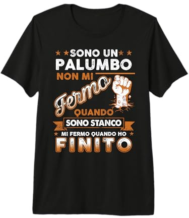 Sono Un Palumbo Non Mi Fermo Quando Sono Stanco Maglietta Premium