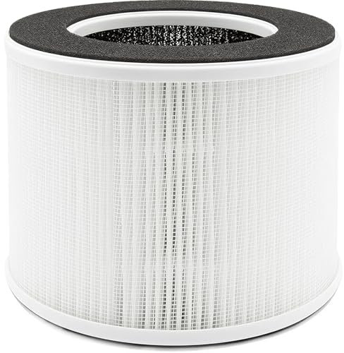 Senelux Replacement Filter for Senelux Air Purifier, 3-in-1 Pre Filter, True H13 HEPA Filter & High-Efficiency Activated Carbon Filter Set - 1 Pack