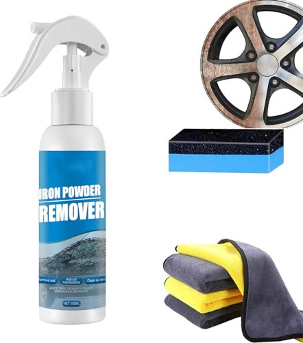RGMNT Iron Powder Remover, Car Rust Remover Spray, Multi-Purpose Rust Remover, Metal Paint Cleaner, Rust Out Instant Remover Spray, Maintenance Spray Rust Car (1 PCS)