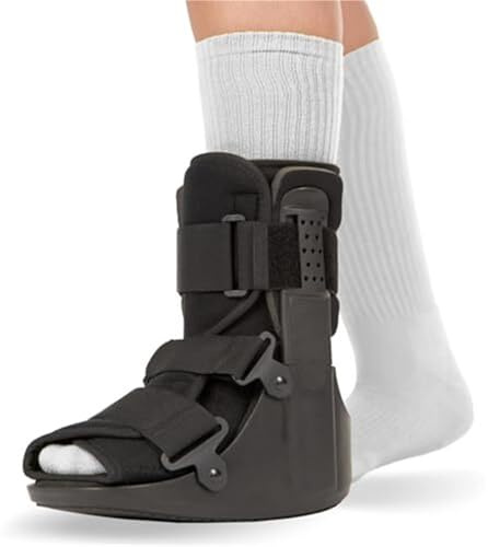 Orthèse de chute de pied, botte de marche courte, plâtre médical orthopédique for blessures aux orteils cassés, entorses de chevilles, chaussure de soutien post-opératoire for fracture du pied, convie