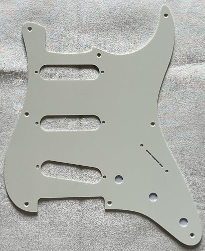 Pick Guard For Fender US 57' 8 skruv Stratocaster Strat-stil gitarr pickguard skrapplatta (1 lager pergament)