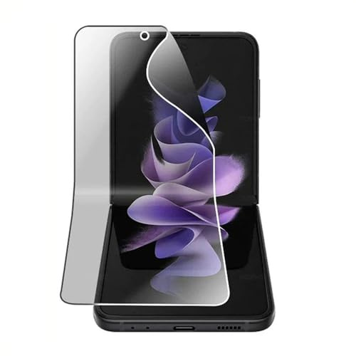 fonefunshop For Samsung Galaxy Z Flip 7 Privacy Inner Screen Protector Anti-Peeping Anti-Spy Protection Hydrogel Soft Film Self Repairing Matte Finish