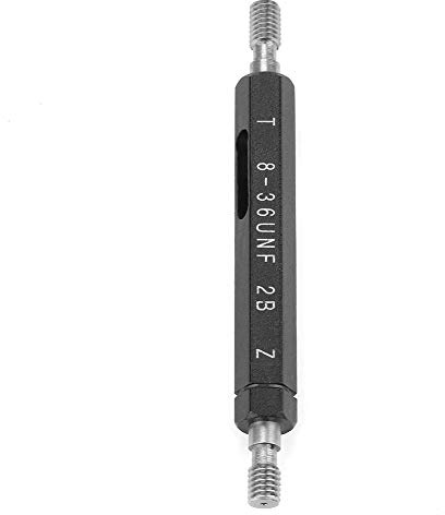 Medidor de tapón de rosca de calibre de acero 2B Unidades estándar de EE. UU. para procesos de inspección y medición (8-36UNC)