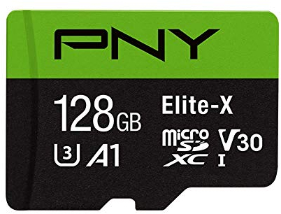 PNY P-SDU128U3WX-GE 128GB Elite-X microSDXC Class 10 Card