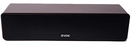ZVOX AccuVoice AV100 Compact TV Soundbar Speaker with 6 Levels of Voice Boost, Espresso